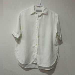 Outerknown Laurel 100% Linen Shirt- Salt